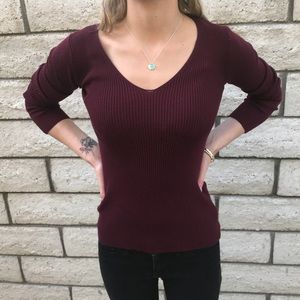 Burgundy Long Sleeve